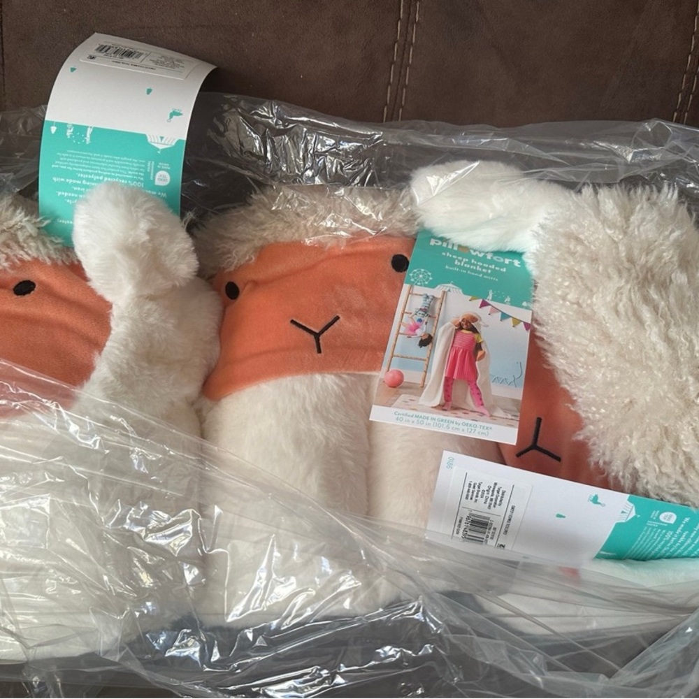 3 new Pillowfort hooded blankets